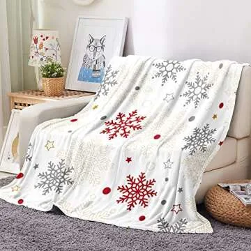 Galoker Super Soft Christmas Throw Blanket for Cozy Holidays