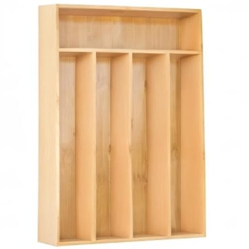 Organize Kitchen Utensils with Besilord Bamboo Organizer