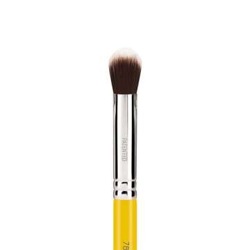 Bdellium Tools Professional Makeup Brush - Studio Series 788V BDHD Phase III Blending/Concealing - With Soft Synthetic Fibers, For Blending & Soften (Yellow, 1pc)