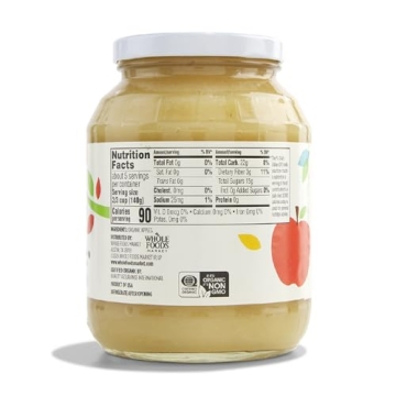 Organic Unsweetened Apple Sauce by Whole Foods Market