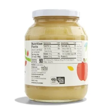 Organic Unsweetened Apple Sauce by Whole Foods Market