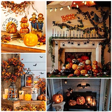 Halloween Smile Lighted Pumpkin with Remote Control