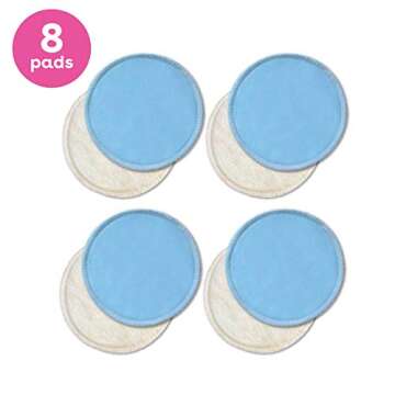 Bamboobies Nursing Pads for Breastfeeding Reusable Washable Breast Pads Super Soft Rayon Made From B...