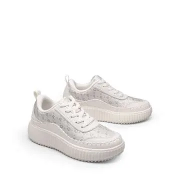 DREAM PAIRS Women Chunky Arch Comfortable Casual Platform Fashion Sneakers.,Size 7,Beige,SDFN2379W