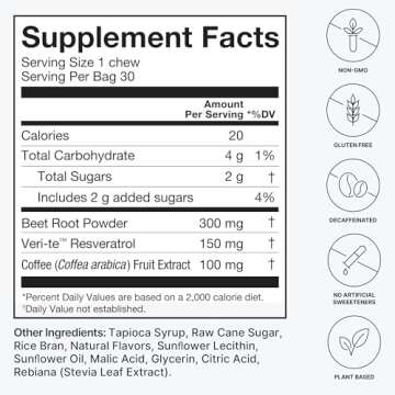 humanN SuperBeets Brain Supplements for Memory & Focus