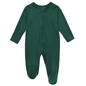Aablexema Baby Footie Pajamas - Soft Bamboo Sleepwear for Infants