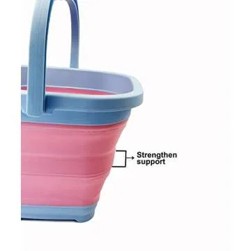 SAMMART 5L Collapsible Cleaning Bucket - Space Saving & Portable