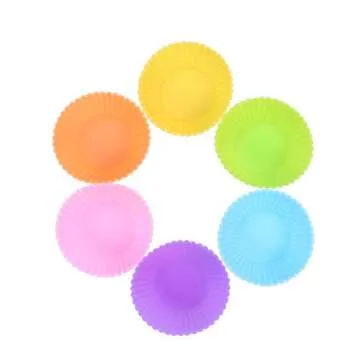 BakeBaking Mini Muffin Pan with 24 Silicone Cupcake Molds