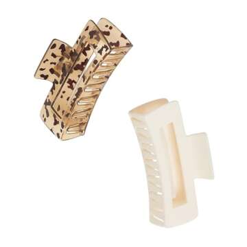 Goody SlideProof Large Claw Clips for Thick Hair