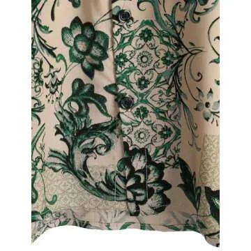 Stylish JOTOOK Mens Hawaiian Shirt for Summer Style