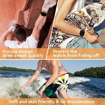 Stylish Arctime Silicone Bands for Apple Watch - 5 Pack