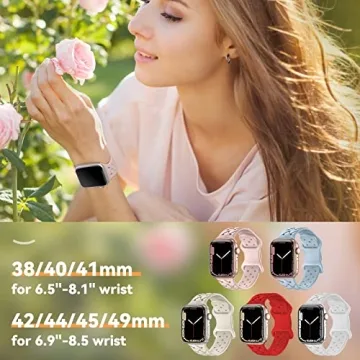 Stylish Arctime Silicone Bands for Apple Watch - 5 Pack