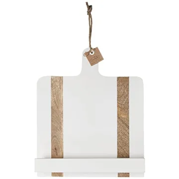 Mud Pie White Wood Cookbook Holder, 11 1/4" x 15 1/2"