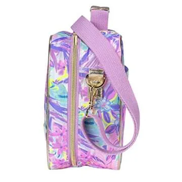 Lilly Pulitzer Insulated Lunch Box - Fashionable Lunch Cooler Bag with Adjustable Strap