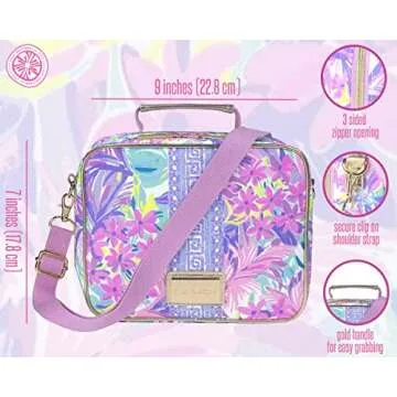 Lilly Pulitzer Insulated Lunch Box for Women Stylish & Cute
