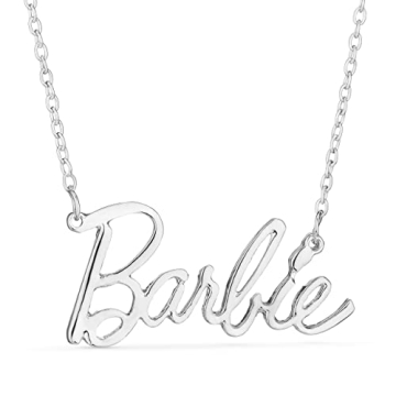Barbie Script Logo Necklace - A Nostalgic Fashion Statement