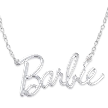 Barbie Script Logo Necklace for Glamorous Fans