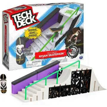 Tech Deck Nyjah Skatepark X-Connect Park Creator - Build Your Own Ramp Set