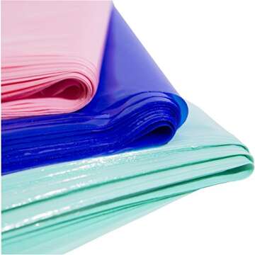 9x12 Glossy Merchandise , Retail Shopping Bags with Handle, Gift Bags, Best Colors-Royal Blue, Pink ...