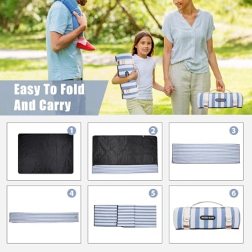 Waterproof Picnic Blanket Outdoor Extra Large Portable