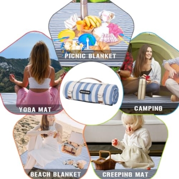 Waterproof Picnic Blanket Outdoor Extra Large Portable