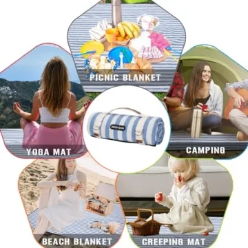 Waterproof Picnic Blanket Outdoor Extra Large Portable