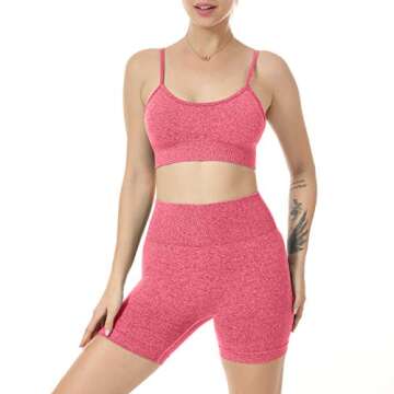Stylish Seamless Yoga Set for Women – Perfect Fit for Workouts
