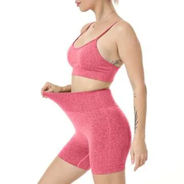 Stylish Seamless Yoga Set for Women – Perfect Fit for Workouts