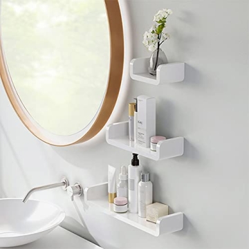 ELUCHANG Floating Shelves - Waterproof & Easy to Install