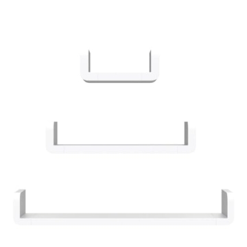 ELUCHANG Floating Shelves - Waterproof & Easy to Install