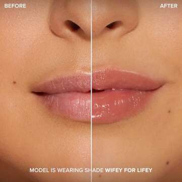 Too Faced Lip Injection Power Plumping Lip Gloss | Vitamin A + E, Vegan + Cruelty Free, 0.22 Fl Oz, Wifey for Lifey