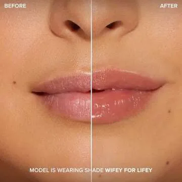 Too Faced Lip Injection Power Plumping Lip Gloss | Vitamin A + E, Vegan + Cruelty Free, 0.22 Fl Oz, Wifey for Lifey