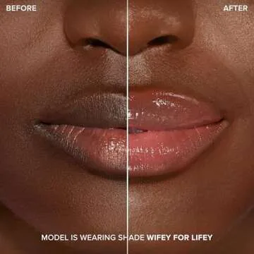 Too Faced Lip Injection Power Plumping Lip Gloss | Vitamin A + E, Vegan + Cruelty Free, 0.22 Fl Oz, Wifey for Lifey