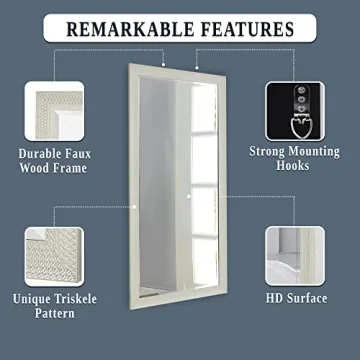 Shop Naomi Home Oversized Framed Leaner Mirror Online