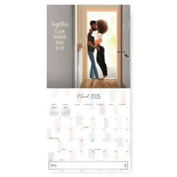 African American Expressions 2025 Wall Calendar 12x12