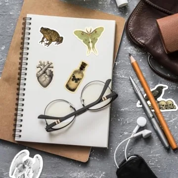 50-Piece Gothic Dark Academia Sticker Pack for Creative Decoration