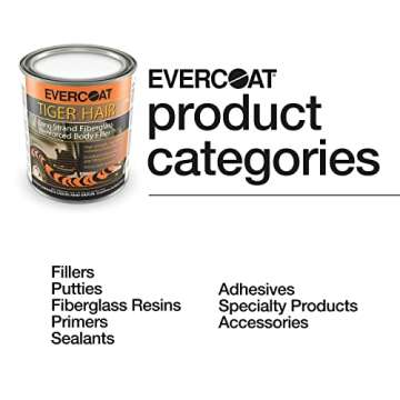 Evercoat Tiger Hair Fiberglass Repair Filler 32 Fl Oz