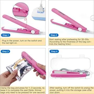 Handheld Mini Bag Sealer for Food Safety and Freshness