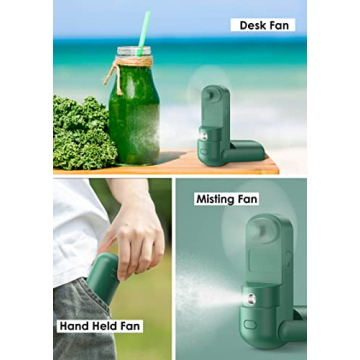 HonHey Handheld Misting Fan - Portable 3 in 1 Cool Breeze
