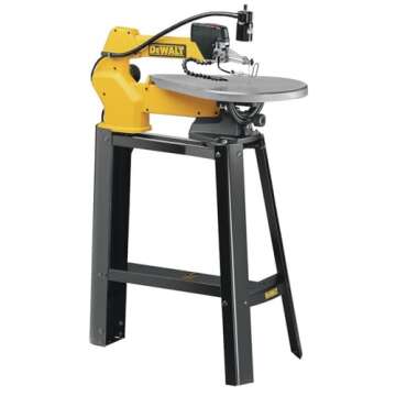 DEWALT Scroll Saw, 1.3 Amp, 20 in Steel Blade, With Variable-Speed Trigger, For Precise Cuts (DW788)
