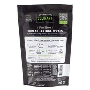 Urban Accents Korean BBQ Plant Based Meatless Mix – Gluten Free Plant Based Protein & Korean Seaso...