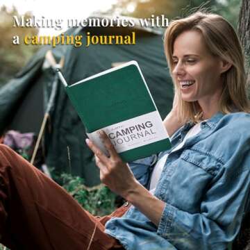 JUBTIC Camping Journal and RV Travel Log Book