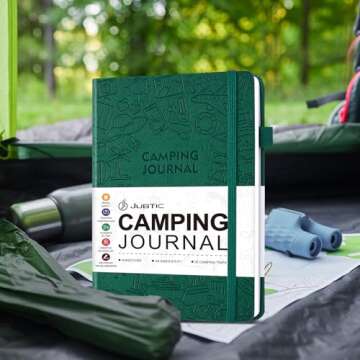 JUBTIC Camping Journal and RV Travel Log Book