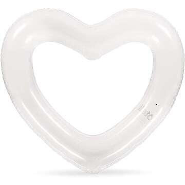 The Original Heart Pool Floats for Adults by LOTELI – Thicker & Stronger – Large Inflatable Pool Floats for Parties Bachelorette Wedding Float – River Lake Beach Raft - Durable & Easy to Inflate