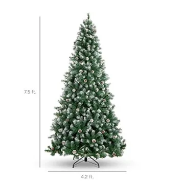Best Choice 7.5ft Pre-Decorated Holiday Christmas Tree