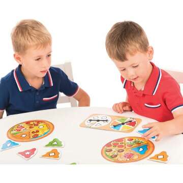 Pizza, Pizza! Game - Color & Shape Matching Fun