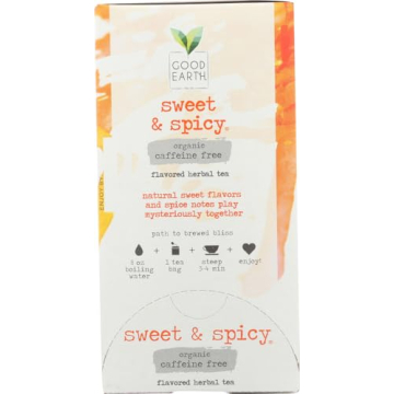 Good Earth Teas Organic Sweet and Spicy Herbal Tea 18 Count