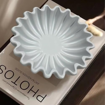 UNHER 10" Large Handcrafted Candy Serving Bowl for Home Decor