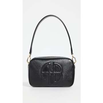 ANINE BING Women's Lili Bag, Black, One Size