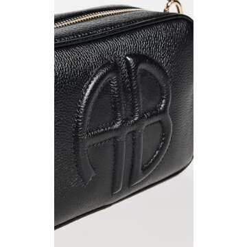 ANINE BING Women's Lili Bag, Black, One Size